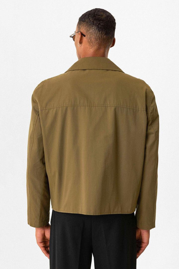 ANT Crop Fit Men's Trench Coat - Zaandam