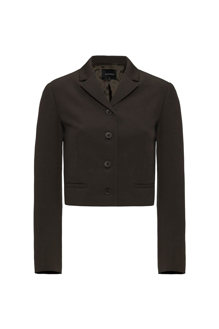 ANT Antioch Haki Crop Kadın Blazer Ceket - Ormond Beach