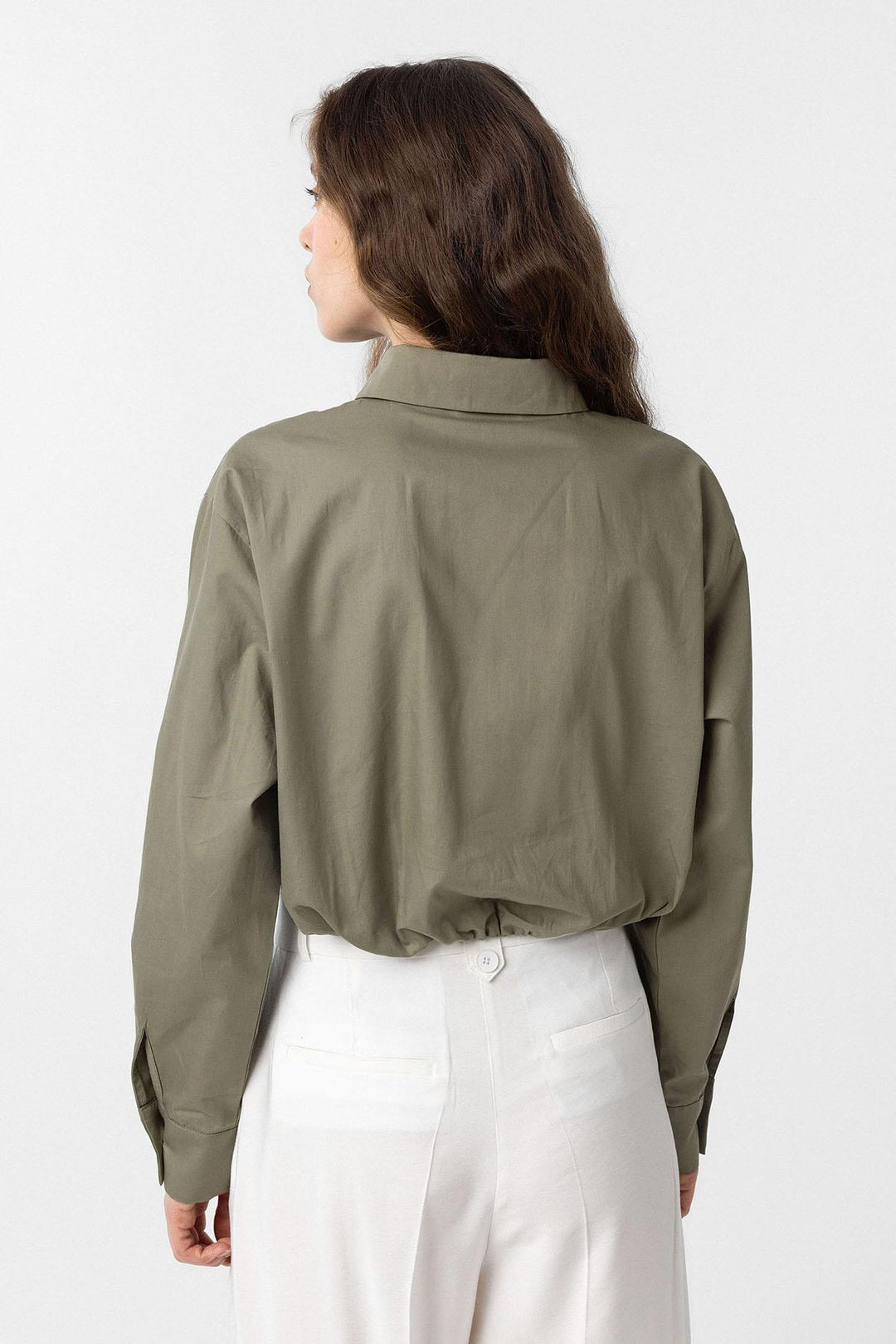ANT Antioch Haki Crop Poplin Women's Shirt - Leinfelden-Echterdingen
