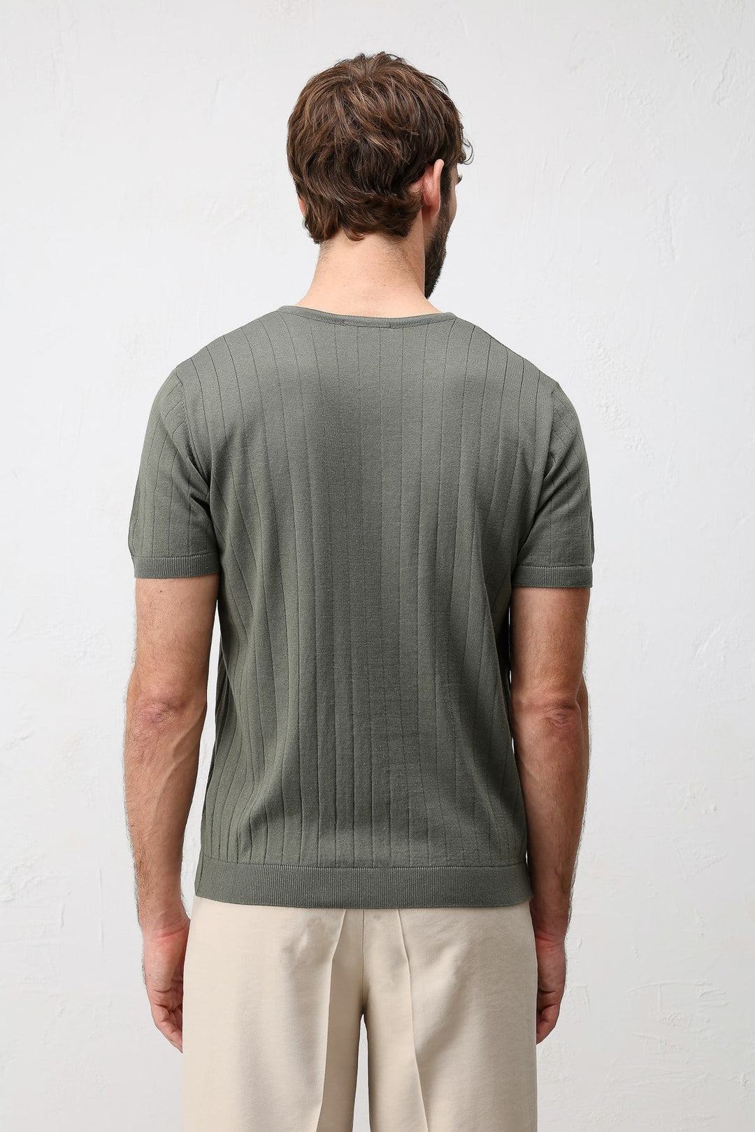 ANT Antioch Haki Dokulu Erkek Triko T-Shirt - Bethesda