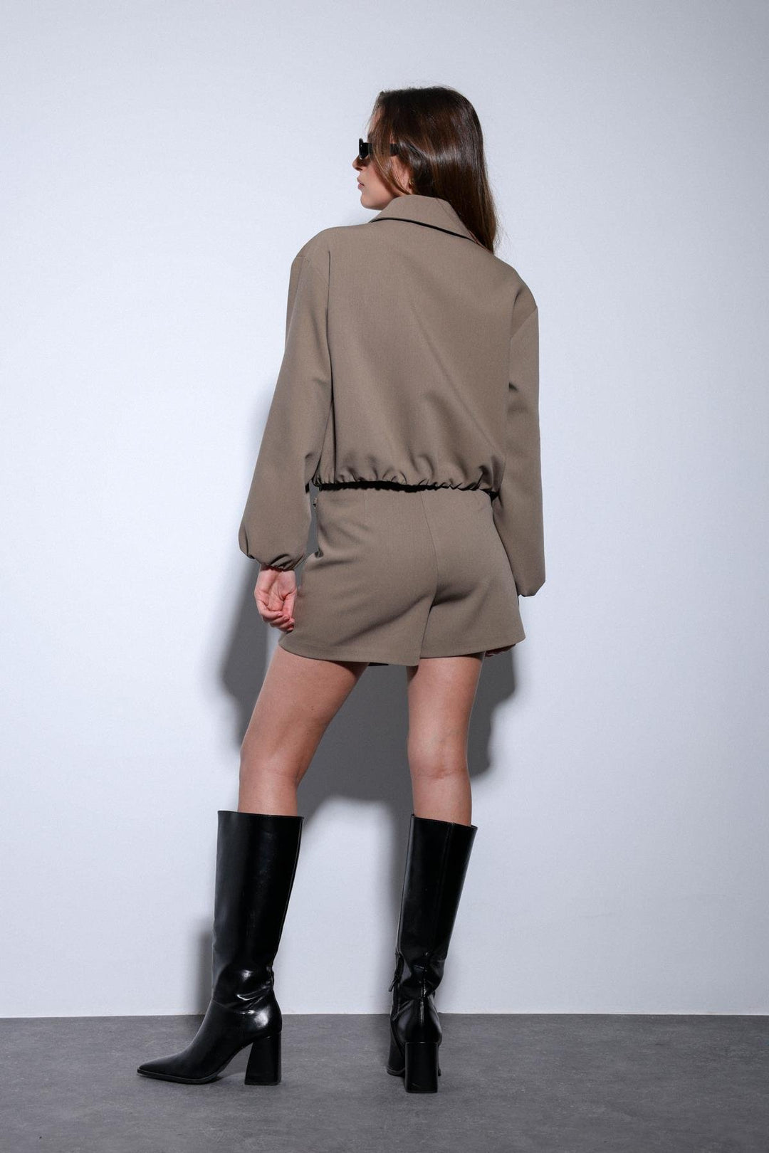 ANT Antioch Khaki Zip-Up Bomber Women's Jacket - Torre Annunziata