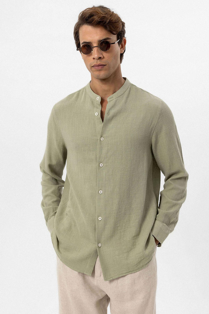 ANT Judge Collar Woven Men's Shirt - Angers