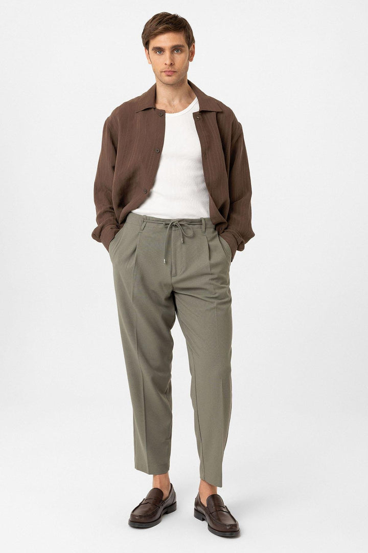 ANT Antioch Haki Jogger Relaxed Fit  Erkek Pantolon - Yenakiieve