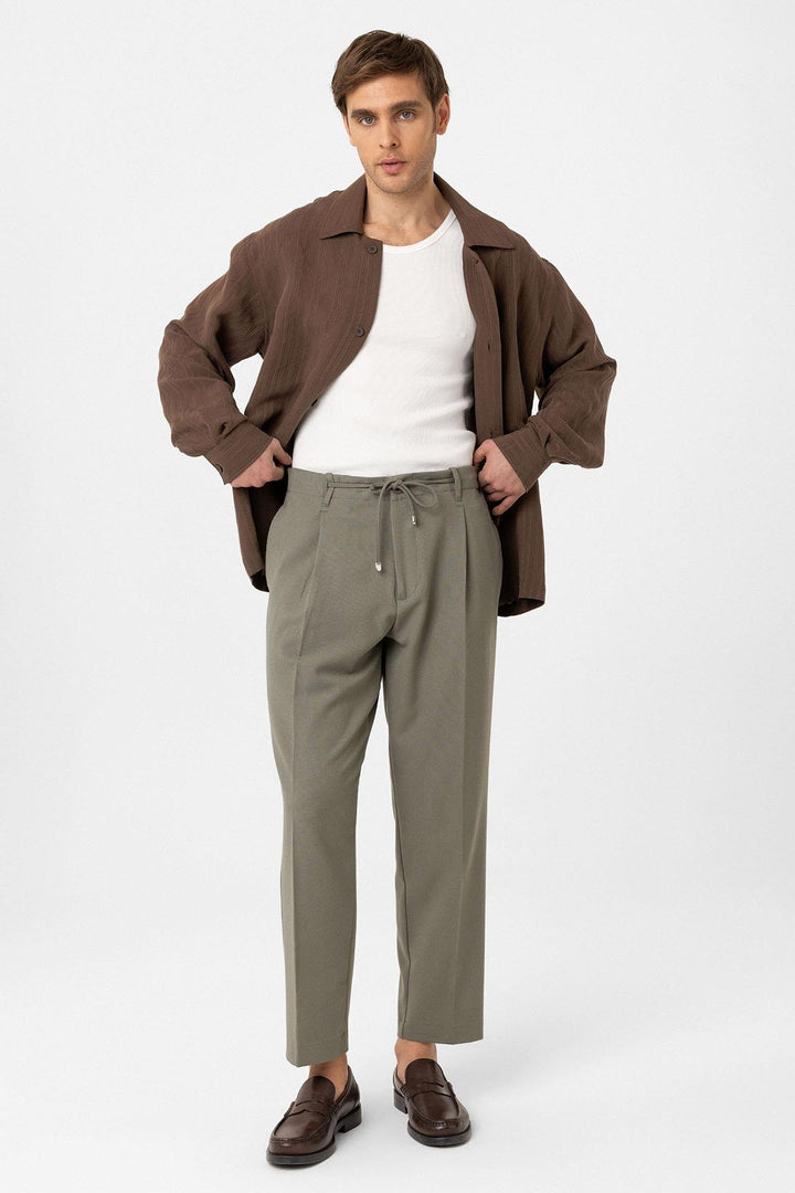 ANT Antioch Haki Jogger Relaxed Fit  Erkek Pantolon - Yenakiieve