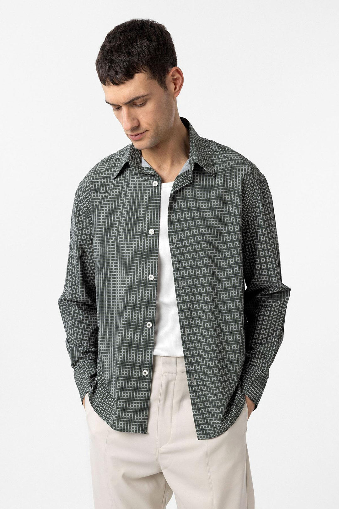 ANT Antioch V-neck Comfort Fit Men's Shirt - Plauen