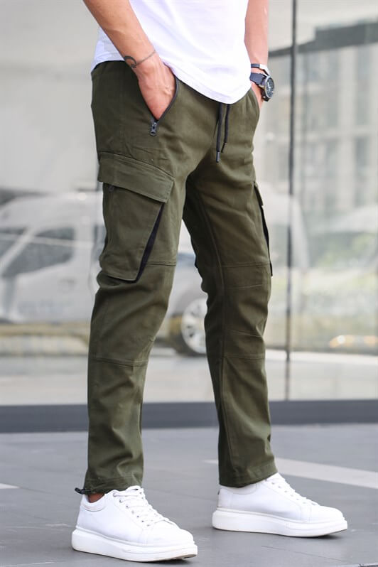 MDX Haki Cargo Pocket Jogger Pants 5791 - Calgary
