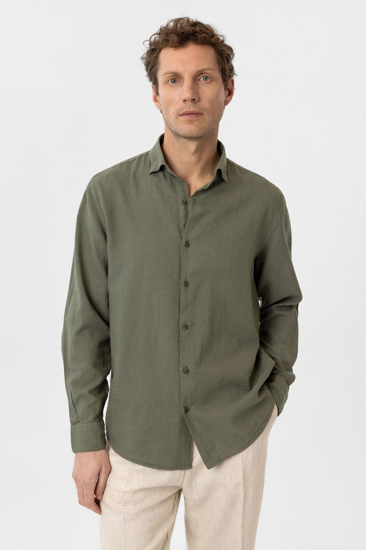 ANT Antioch Linen Cotton Blend Men's Shirt - Umán
