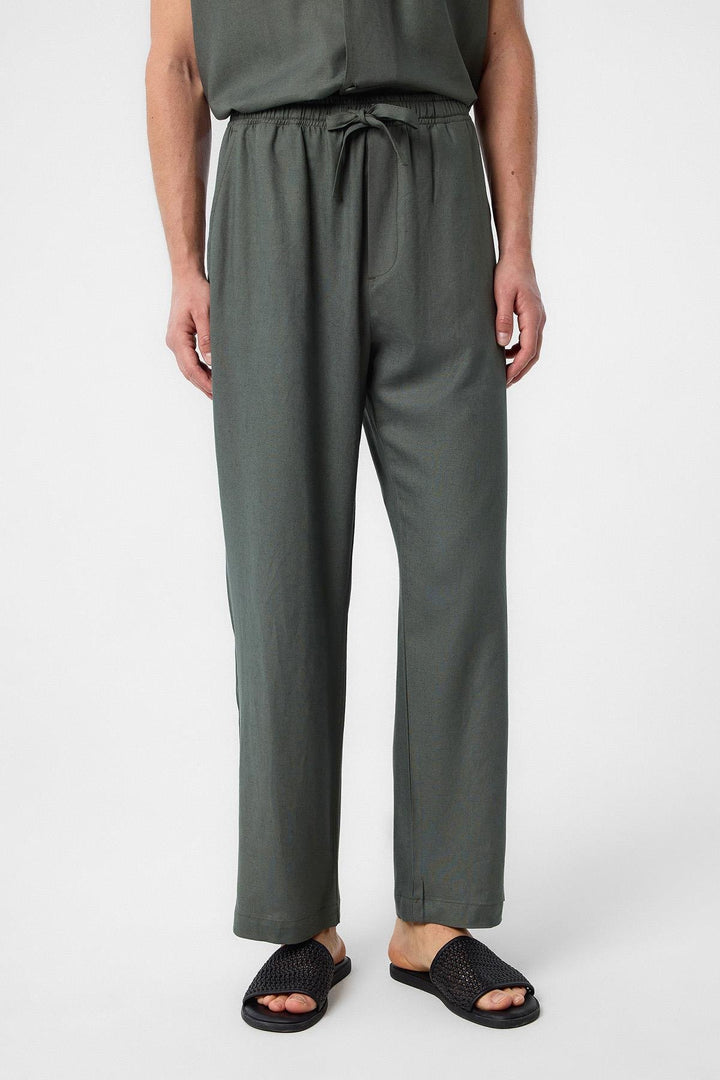 ANT Antioch Haki Mixed Fabric Jogger Men's Pants - Essen