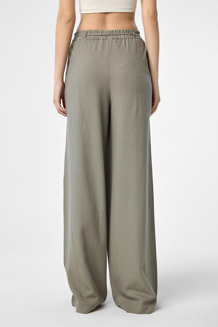 ANT Antioch Haki Linen Blend Women's Pants - Esplugas de Llobregat