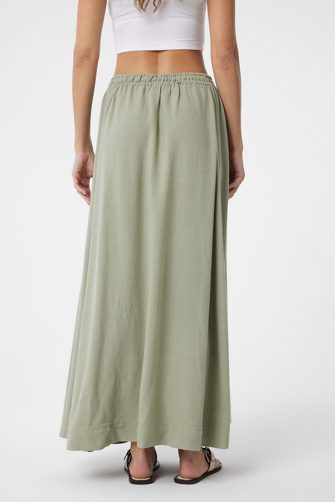 ANT Antioch Linen Blend Women's Long Skirt - Denton