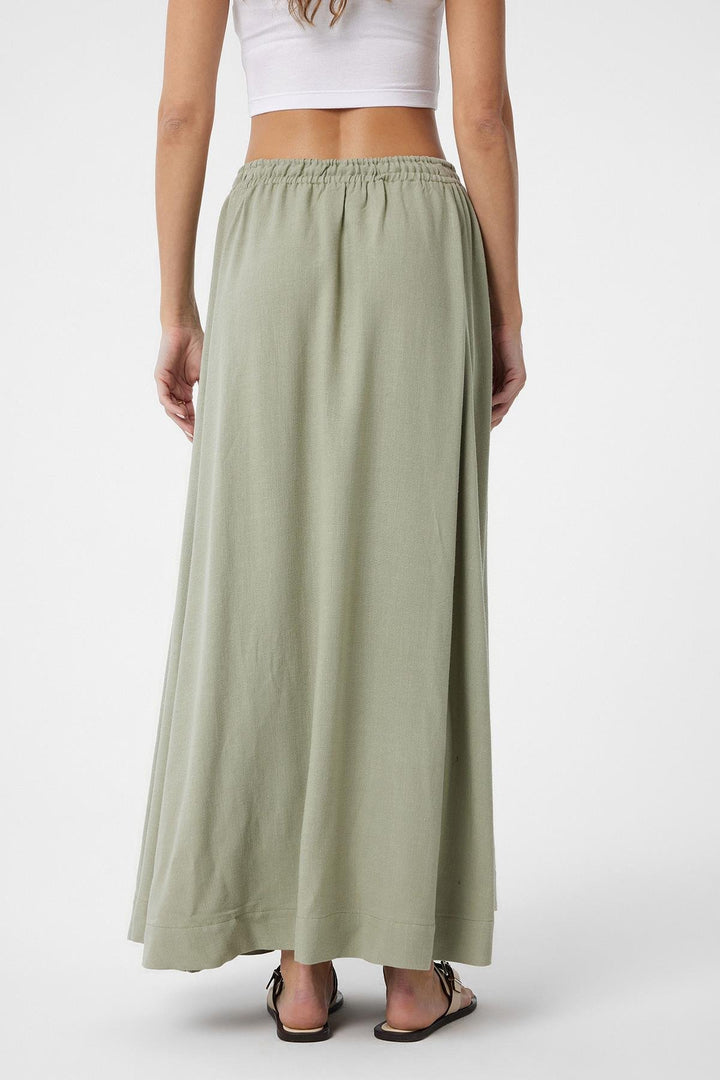 ANT Antioch Linen Blend Women's Long Skirt - Denton