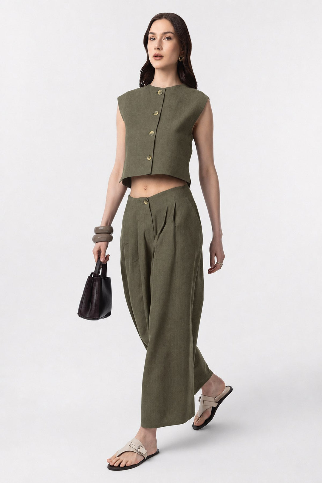 ANT Women's Linen Blend Vest - Ontario