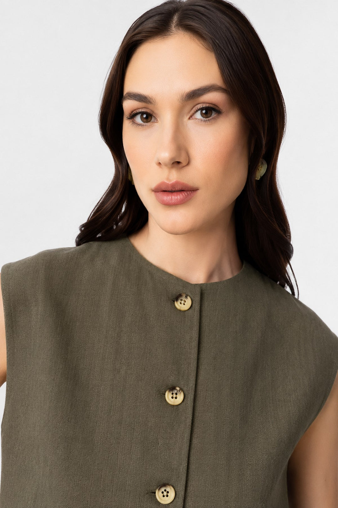ANT Women's Linen Blend Vest - Ontario