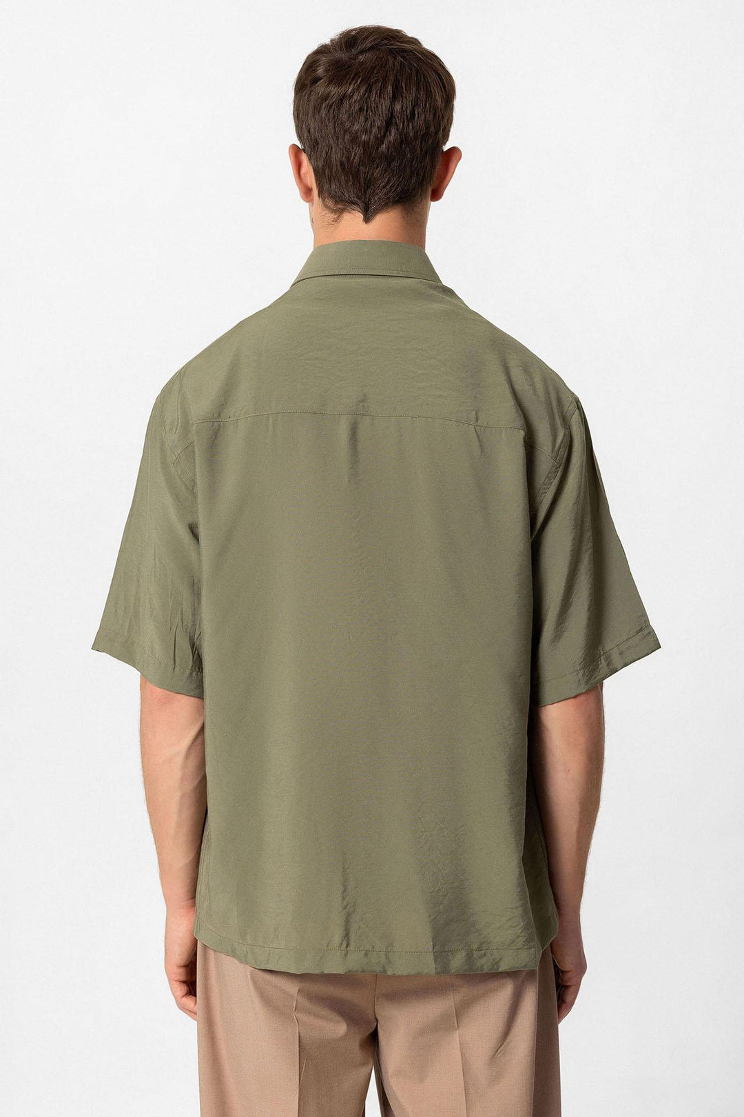 ANT Short Sleeve Oversized Men's Shirt - Petrel