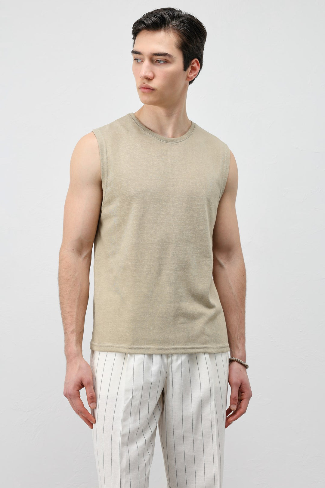 ANT Antioch Haki Kolsuz Erkek T-Shirt - Vienna