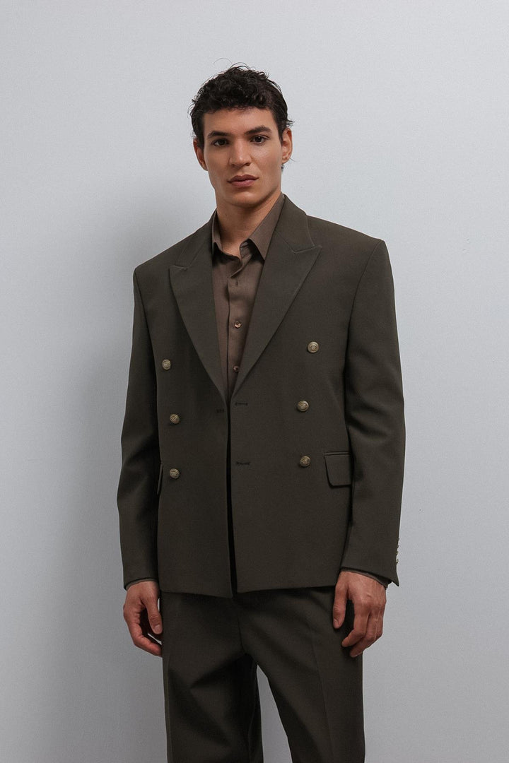 ANT Antioch Haki Crossed Men's Blazer Jacket - Tiraspol