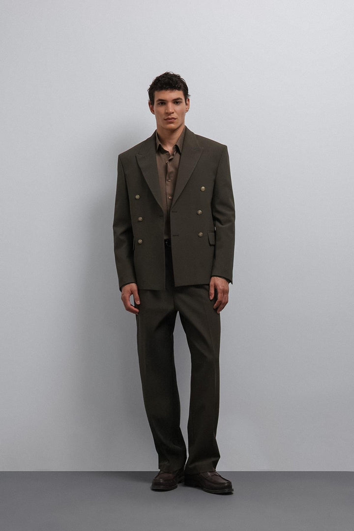 ANT Antioch Haki Crossed Men's Blazer Jacket - Tiraspol
