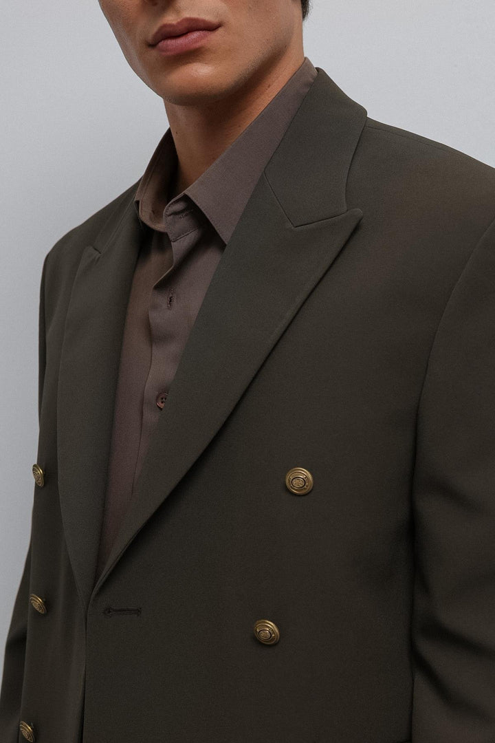 ANT Antioch Haki Crossed Men's Blazer Jacket - Tiraspol