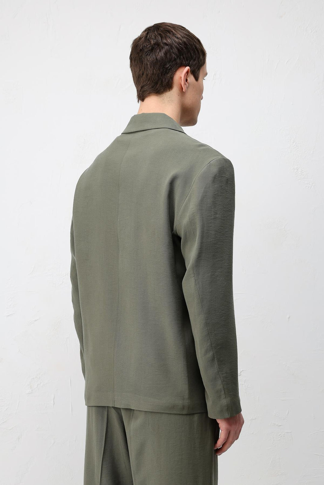 ANT Antioch Haki Modal Karışımlı Relaxed Fit Erkek Blazer Ceket - Lawrence