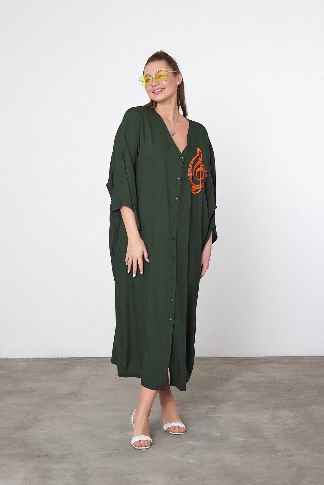 Maxi Boy Embroidered Woven Viscose Dress BCVL-25V050 - Bolton