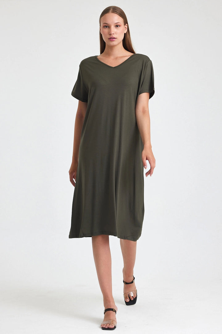 Maxi Boy Knitted Viscose Dress BCVL-25C2 - Kanata