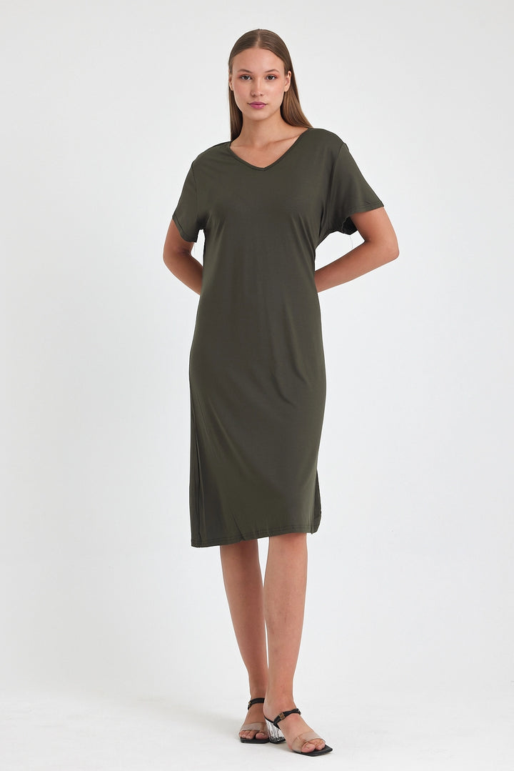 Maxi Boy Knitted Viscose Dress BCVL-25C2 - Kanata