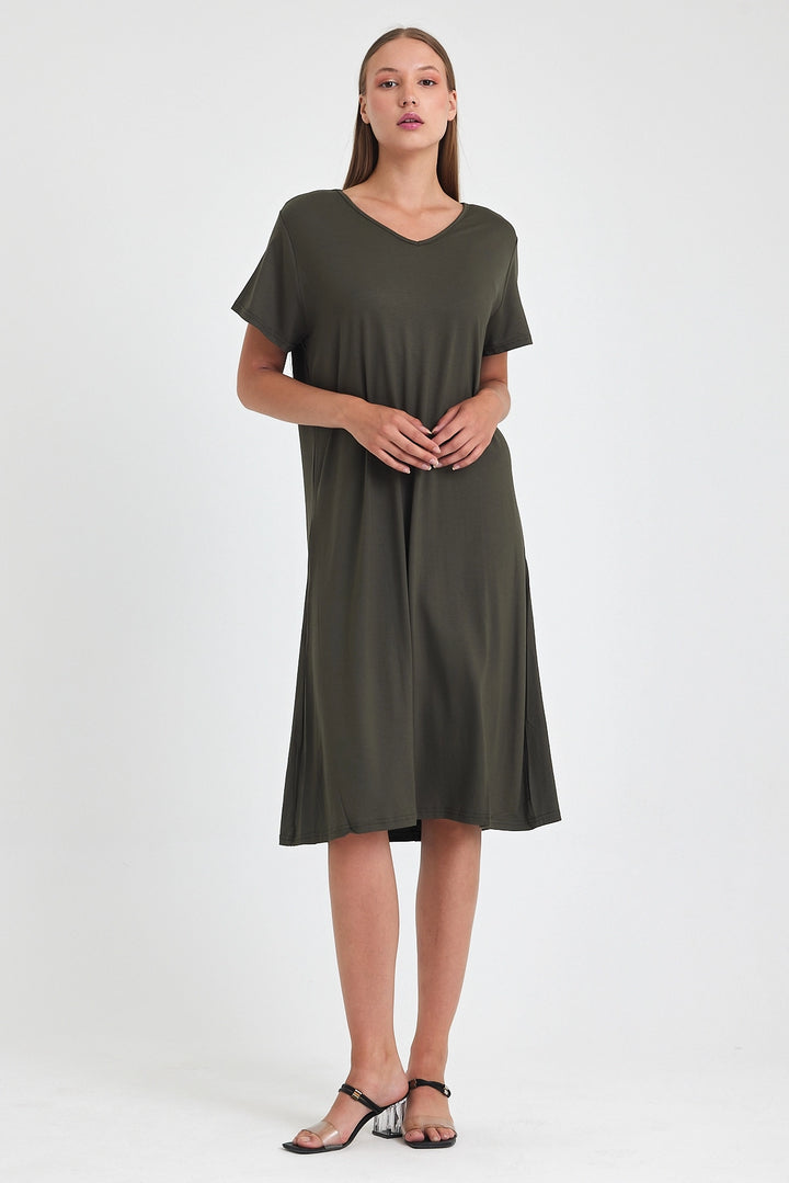 Maxi Boy Knitted Viscose Dress BCVL-25C2 - Kanata