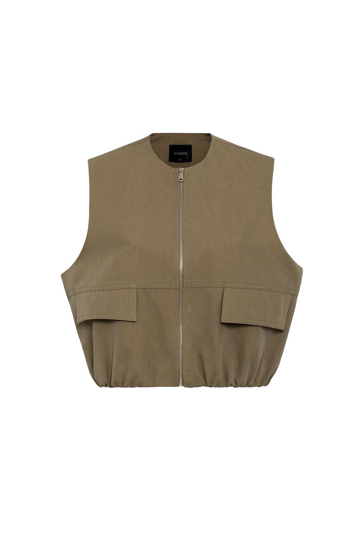 ANT Antioch Haki Oversize Women's Vest - Kutaisi