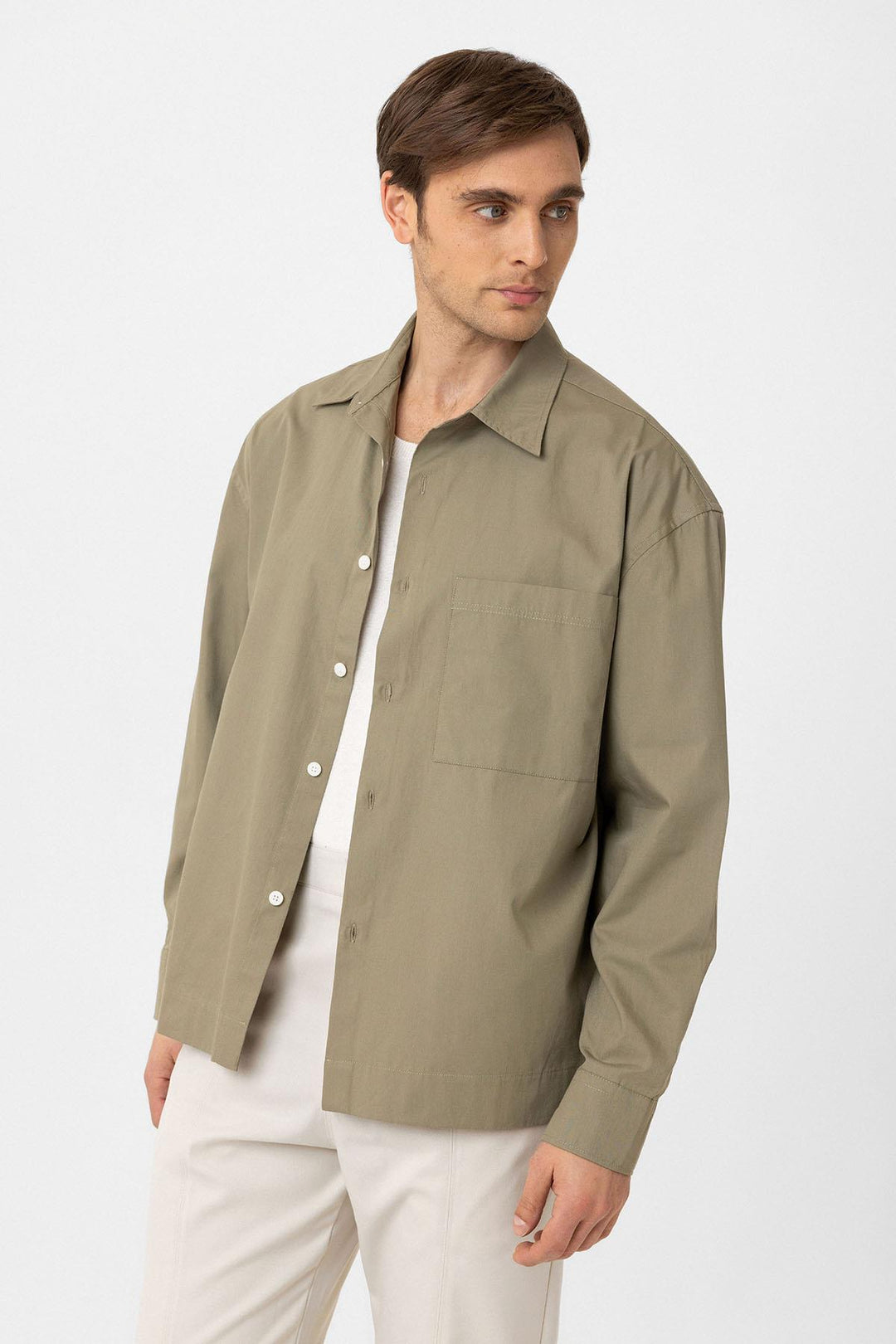 ANT Antioch Cotton Relaxed Fit Men's Shirt - Brixton