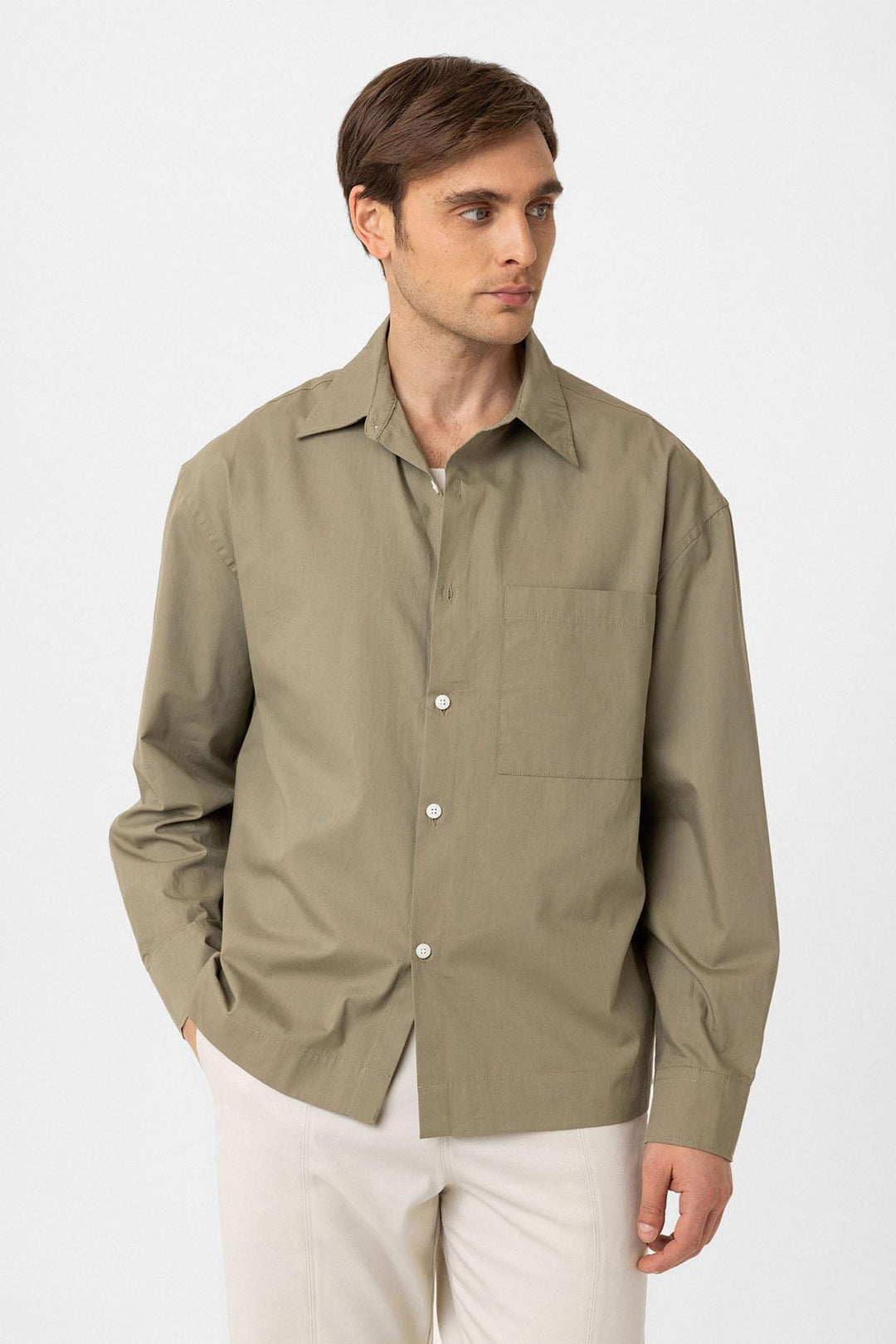 ANT Antioch Cotton Relaxed Fit Men's Shirt - Brixton