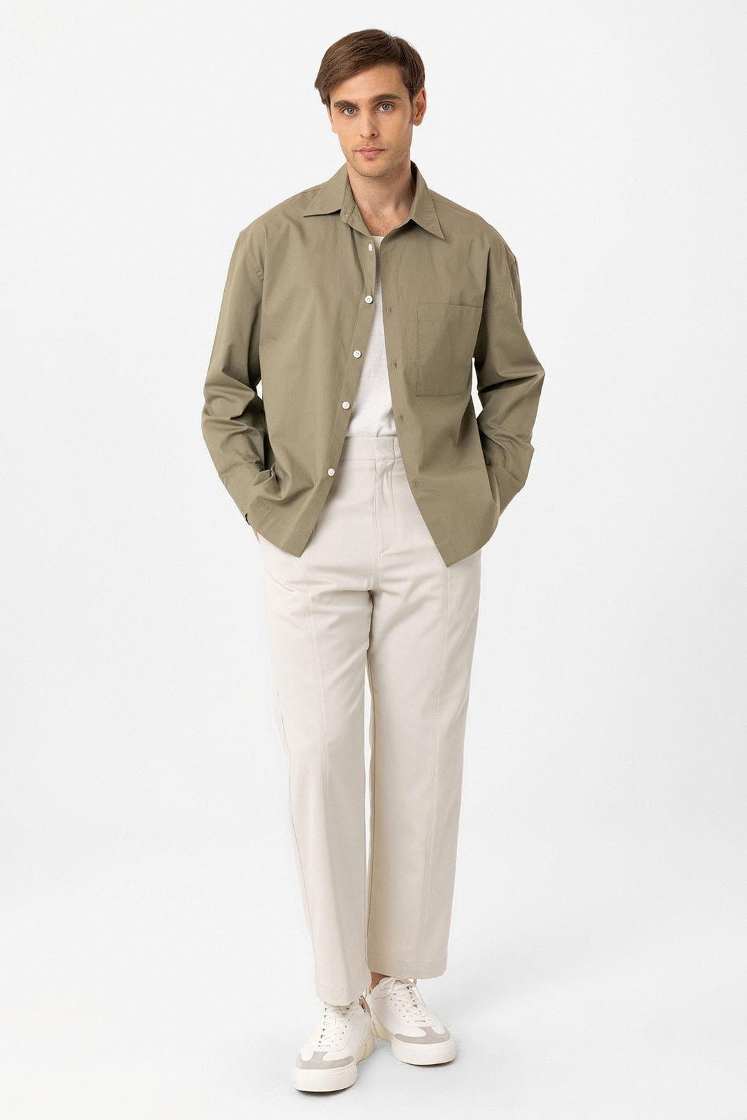 ANT Antioch Cotton Relaxed Fit Men's Shirt - Brixton