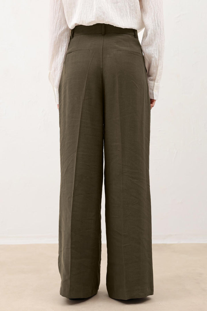 ANT Pleated Palazzo Women's Pants - Airdrie