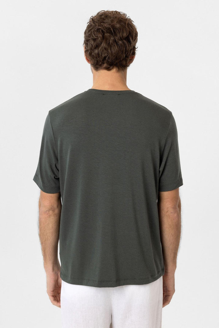 ANT Antioch Haki Regular Fit Basic Erkek T-Shirt - Fréjus