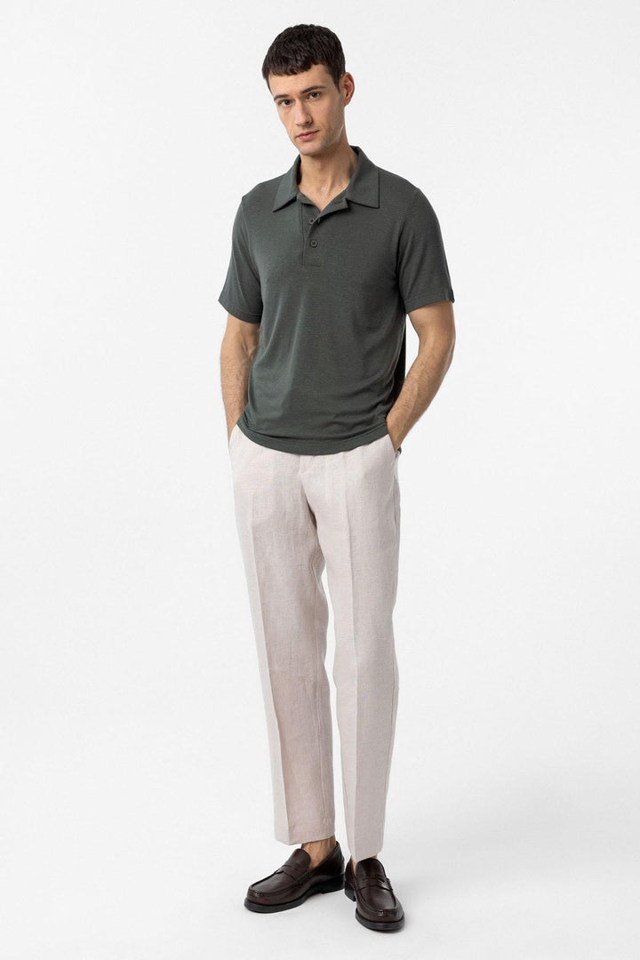 ANT Antioch Haki Regular Fit Polo Yaka Erkek T-Shirt - Purísima de Bustos