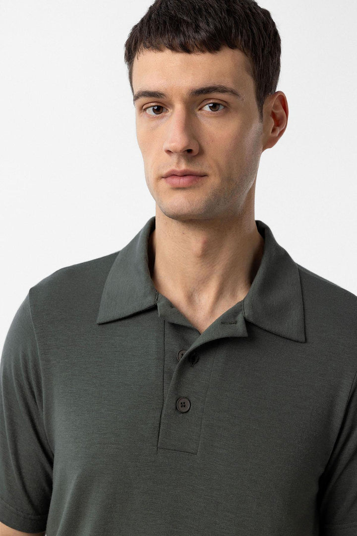 ANT Antioch Haki Regular Fit Polo Yaka Erkek T-Shirt - Purísima de Bustos