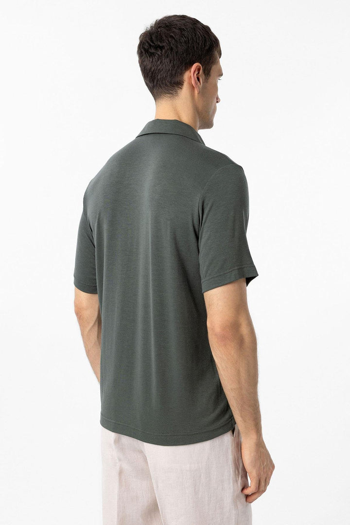 ANT Antioch Haki Regular Fit Polo Yaka Erkek T-Shirt - Purísima de Bustos