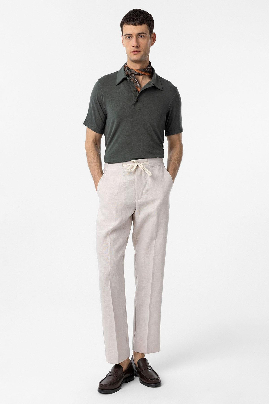ANT Antioch Haki Regular Fit Polo Yaka Erkek T-Shirt - Purísima de Bustos