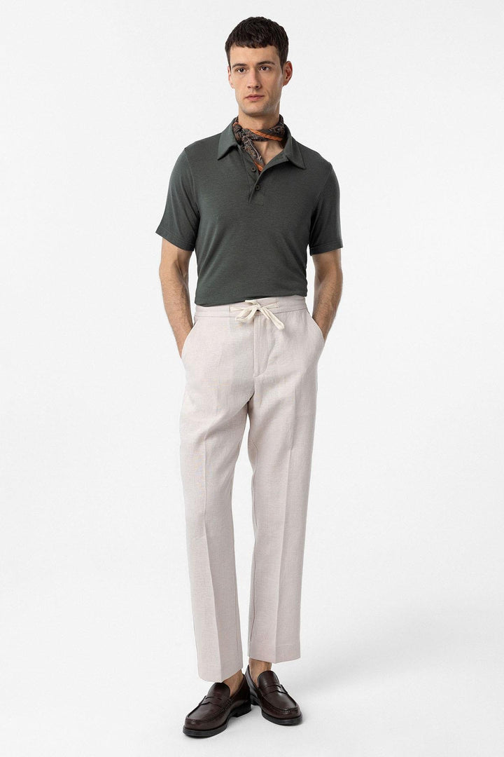 ANT Antioch Haki Regular Fit Polo Yaka Erkek T-Shirt - Purísima de Bustos