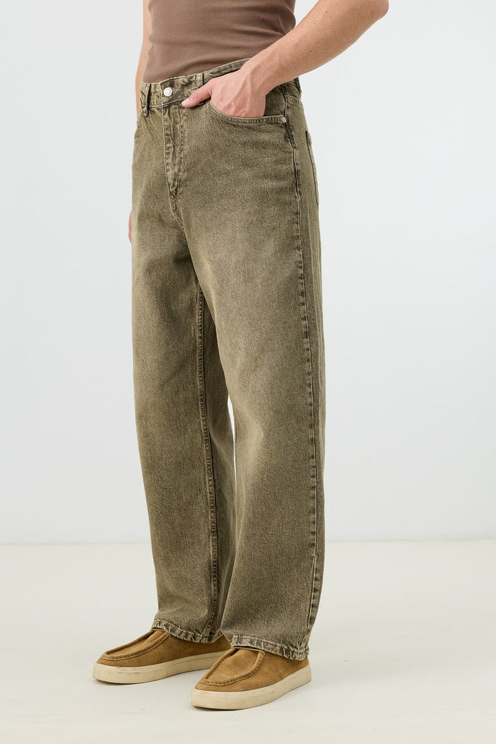 ANT Antioch Haki Relax Fit Erkek Jean - Dresden