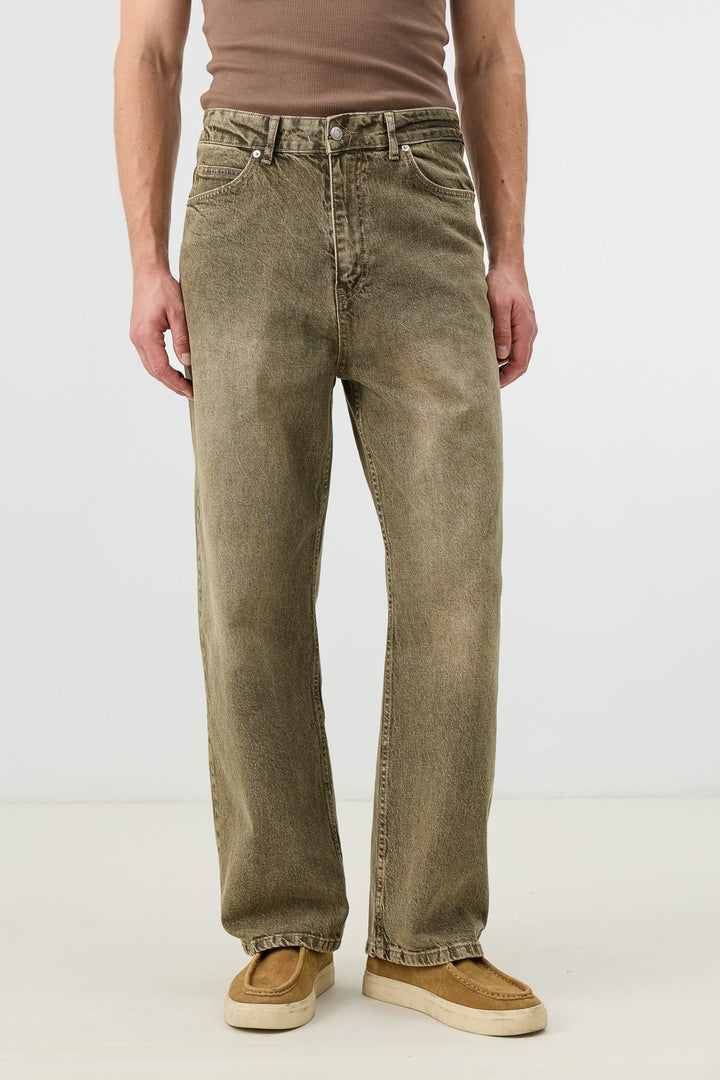 ANT Antioch Haki Relax Fit Erkek Jean - Dresden