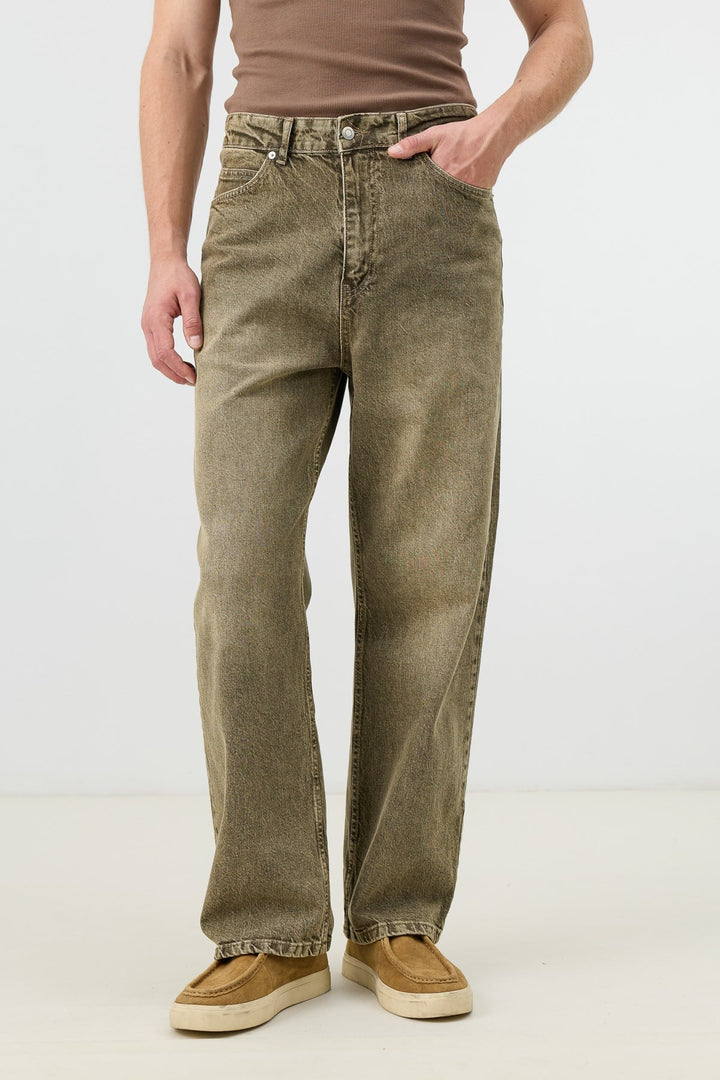 ANT Antioch Haki Relax Fit Erkek Jean - Dresden