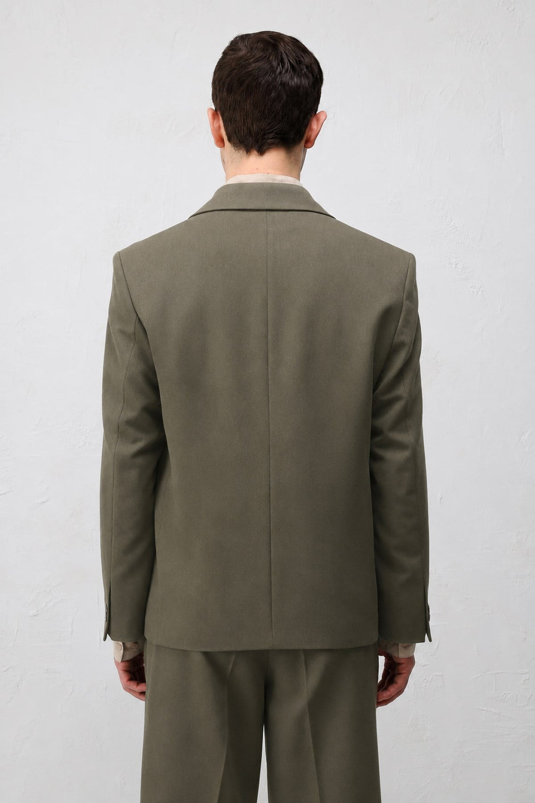ANT Antioch Haki Relax Fit Kruvaze Erkek Blazer Ceket - Tarragona