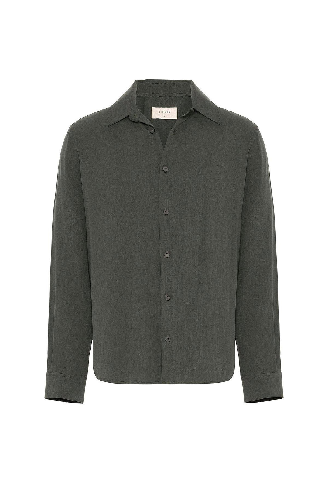 ANT Antioch Haki Relax Fit Lyocell Fabric Men's Shirt - Lingen