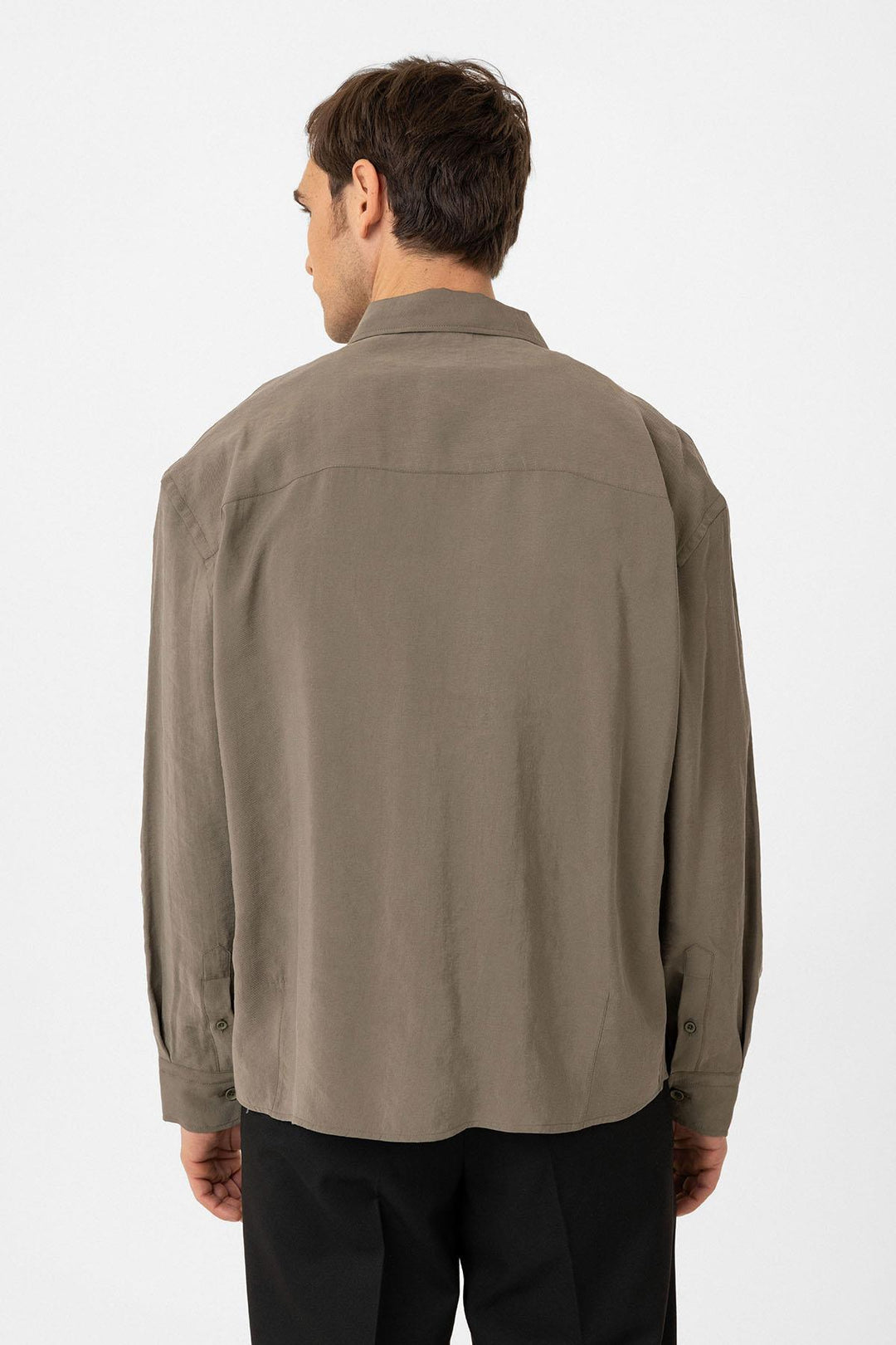 ANT Antioch Haki Relax Fit Modal Fabric Men's Shirt - South Brunswick