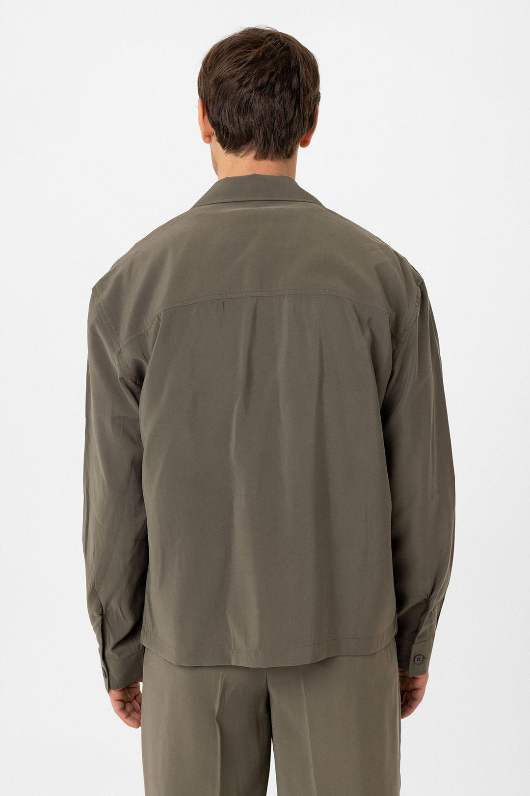 ANT Antioch Haki Relax Fit Modal Fabric Men's Shirt - Dunkerque