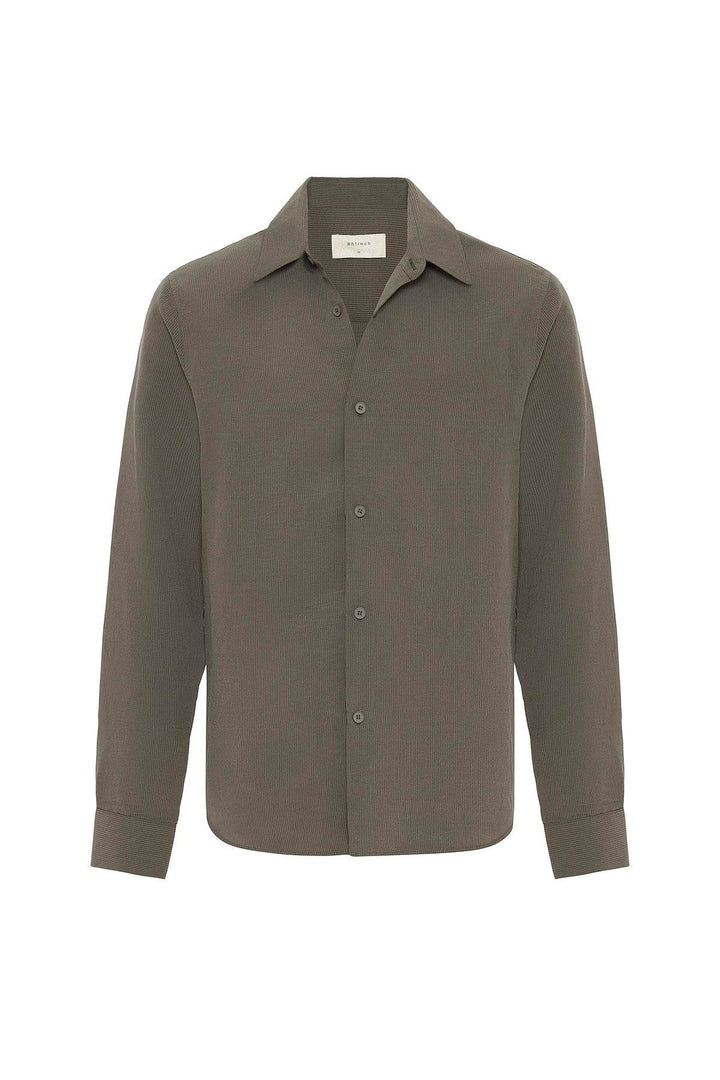 ANT Antioch Haki Relax Fit Modal Fabric Men's Shirt - Angers