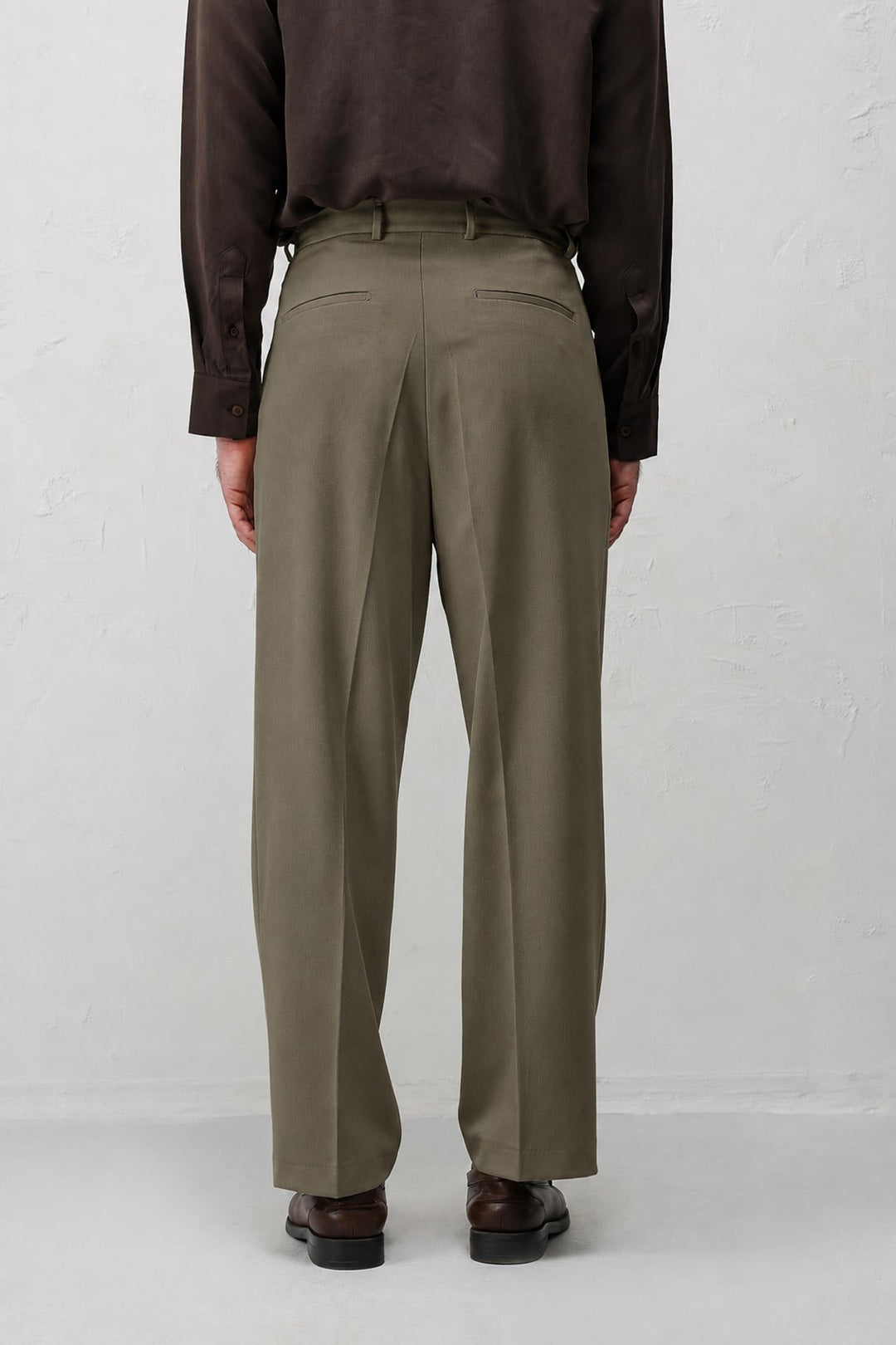 ANT Antioch Haki Relax Fit Pilili Erkek Pantolon - Monterey Park