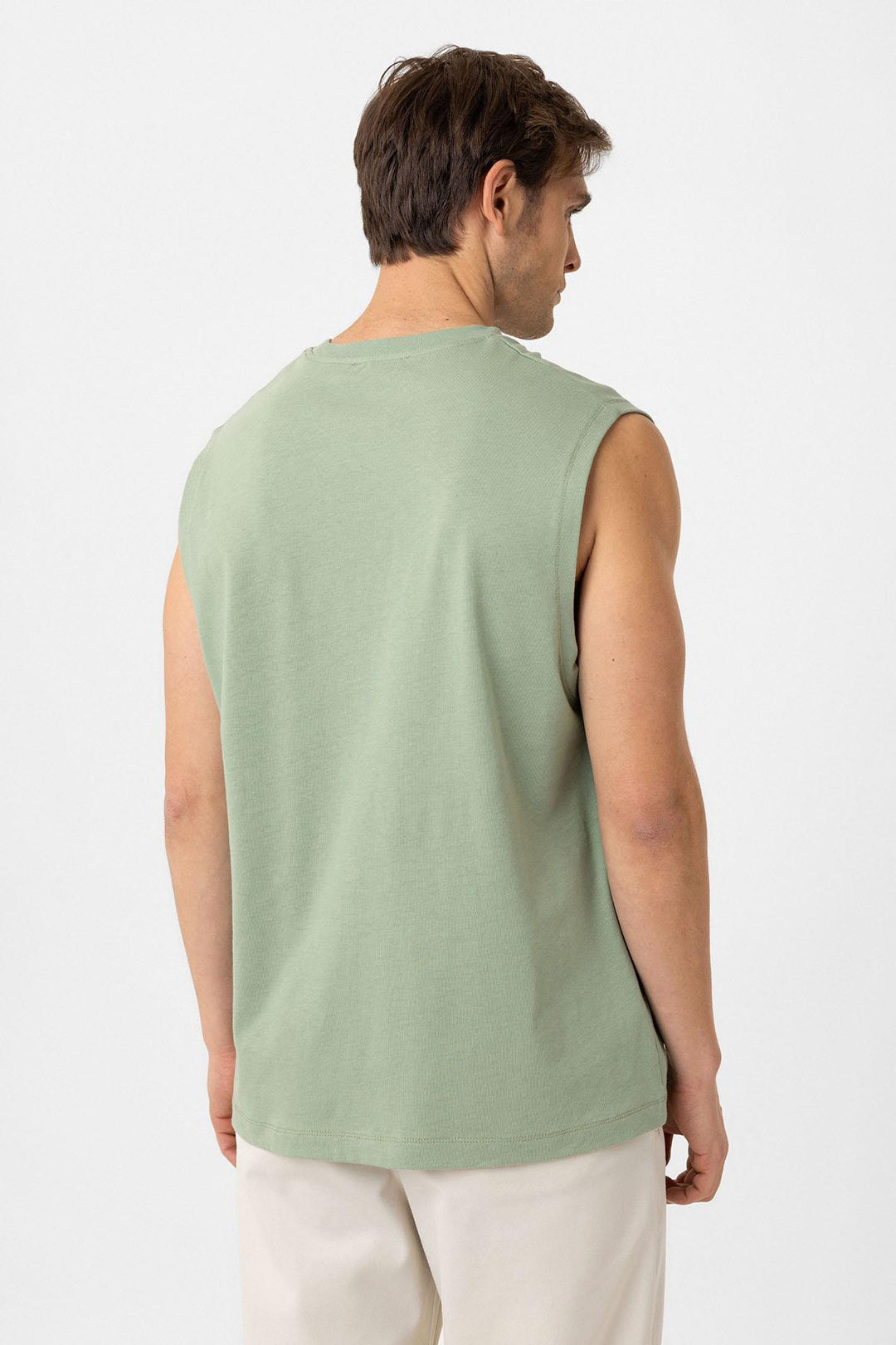 ANT Antioch Haki Relaxed Fit Erkek Kolsuz T-Shirt - Marina di Carrara