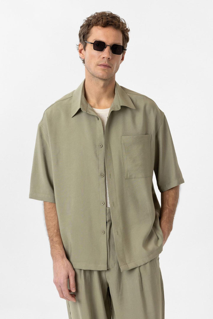 ANT Antioch Haki Relaxed Short Sleeve Men's Shirt - Grants Pass