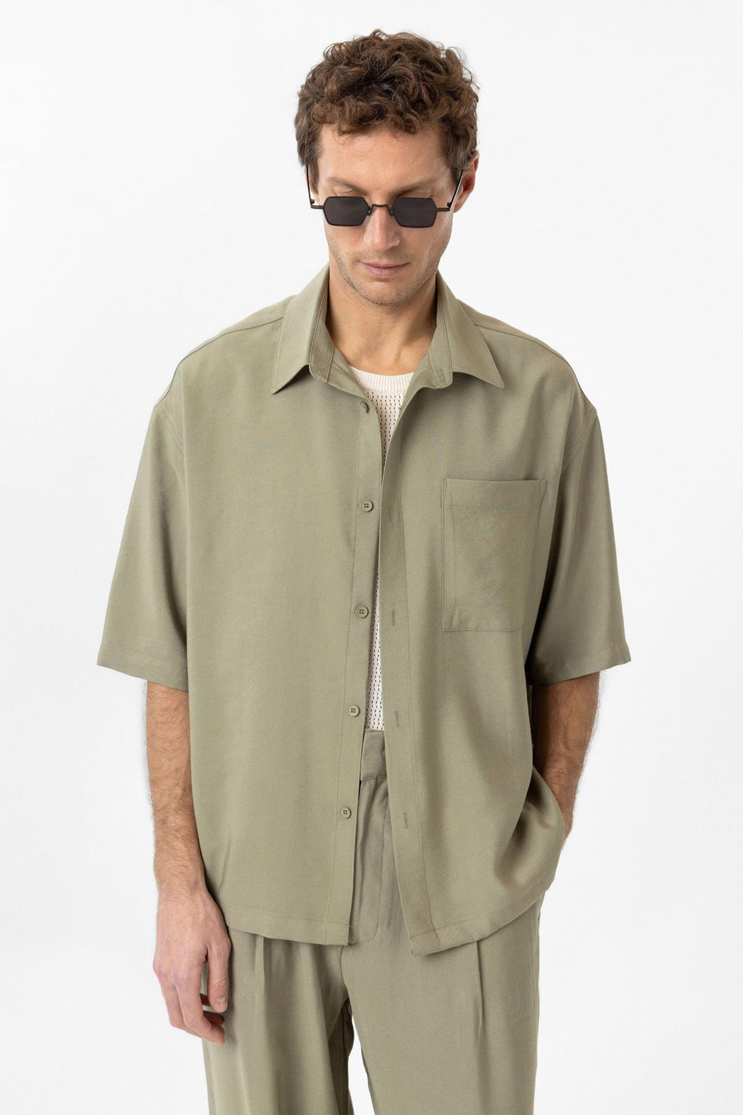 ANT Antioch Haki Relaxed Short Sleeve Men's Shirt - Grants Pass